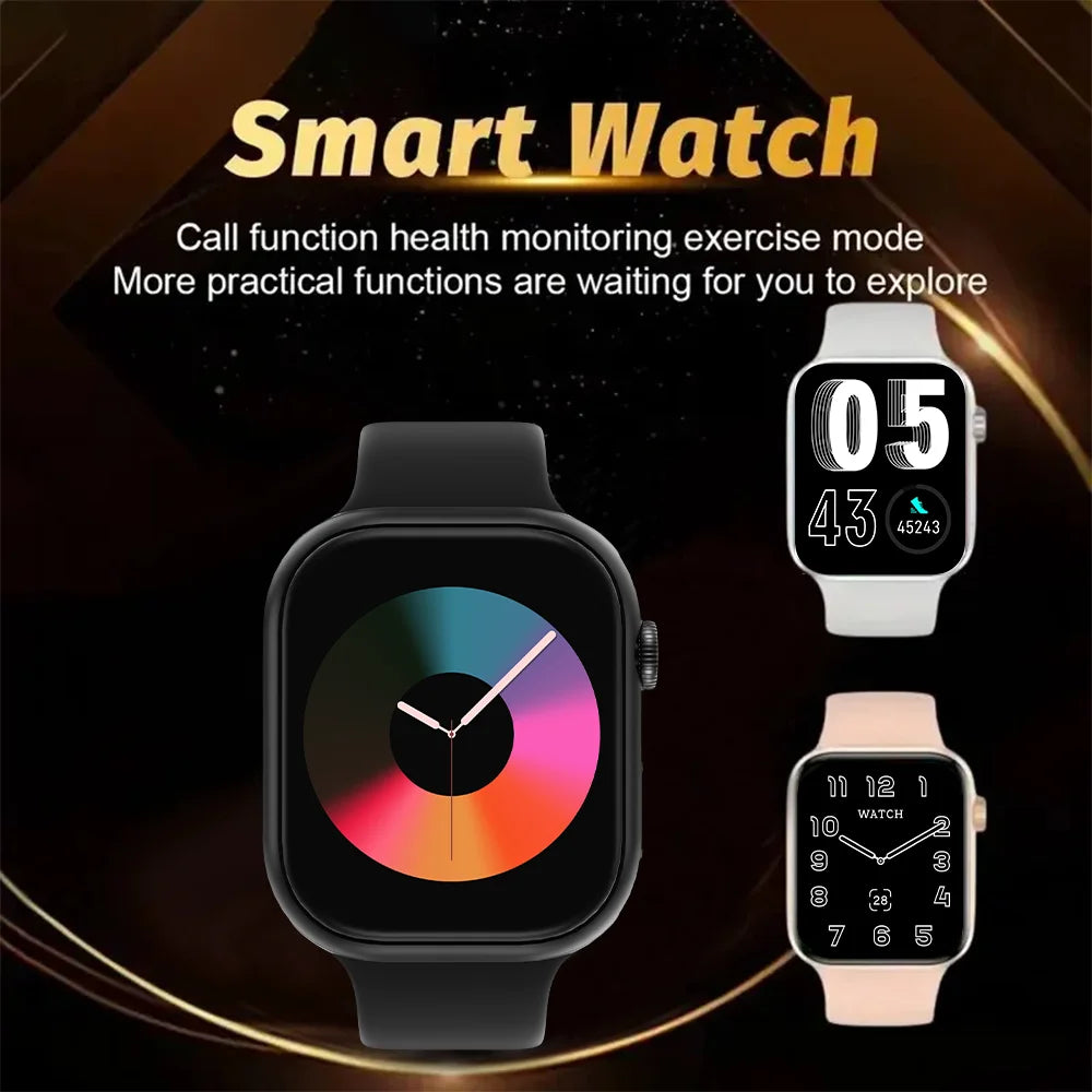 LAXASFIT Smart Watch 1.73'' Full Touch, Bluetooth Call, Android & iOS