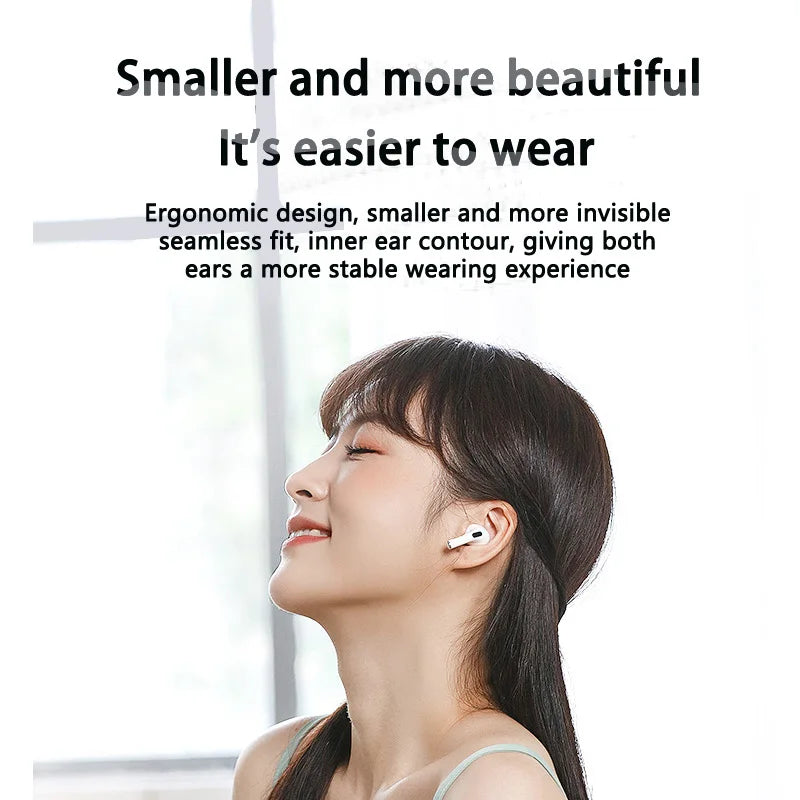 Pro 4 TWS Wireless Earbuds – Bluetooth 5.3, Waterproof, with Mic. Premium sound for Xiaomi & iPhone!