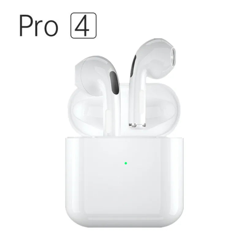 Pro 4 TWS Wireless Earbuds – Bluetooth 5.3, Waterproof, with Mic. Premium sound for Xiaomi & iPhone!