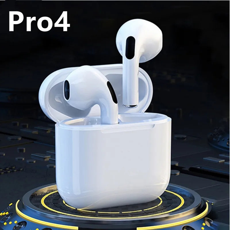 Pro 4 TWS Wireless Earbuds – Bluetooth 5.3, Waterproof, with Mic. Premium sound for Xiaomi & iPhone!